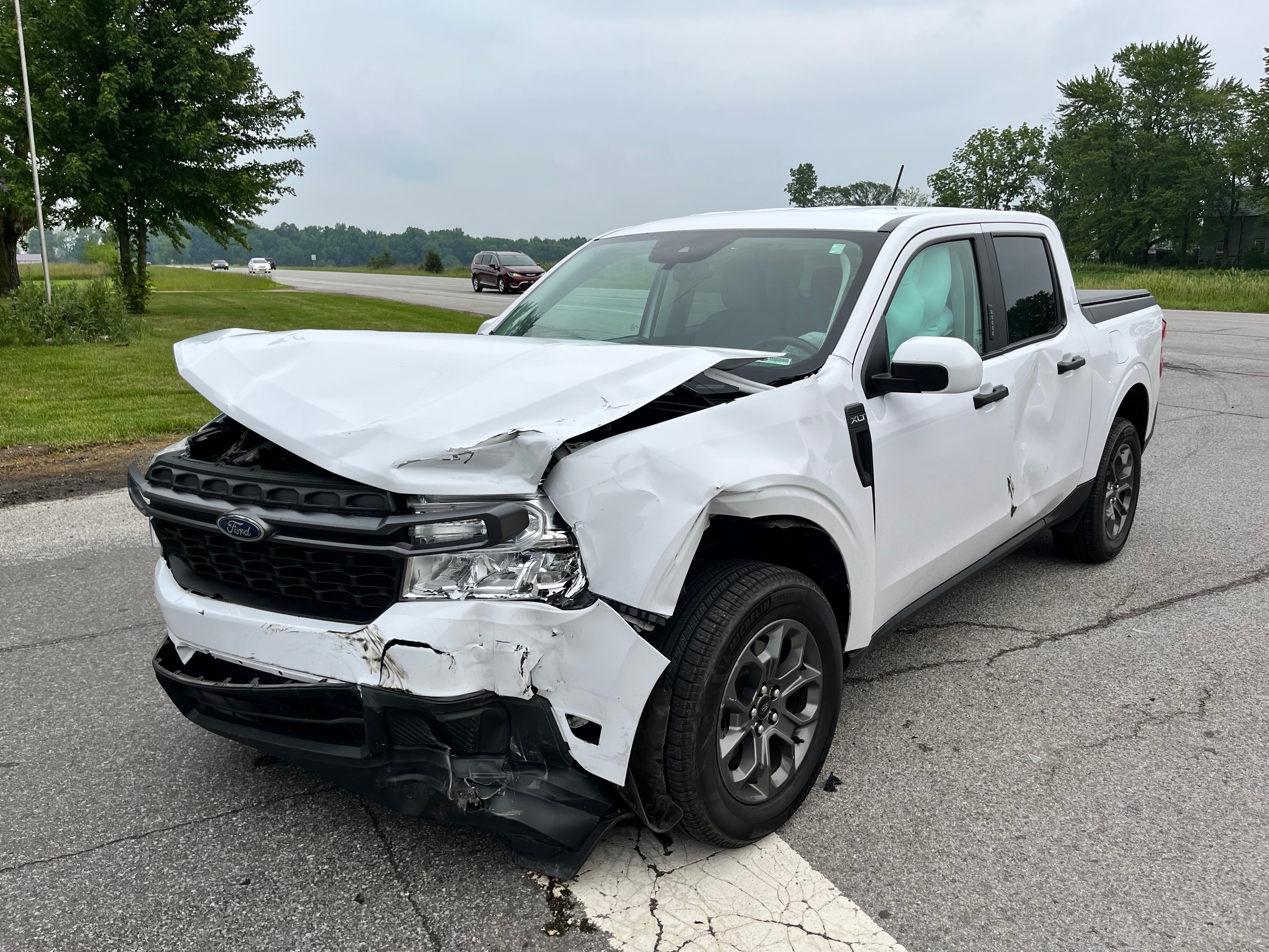 My truck after the accident