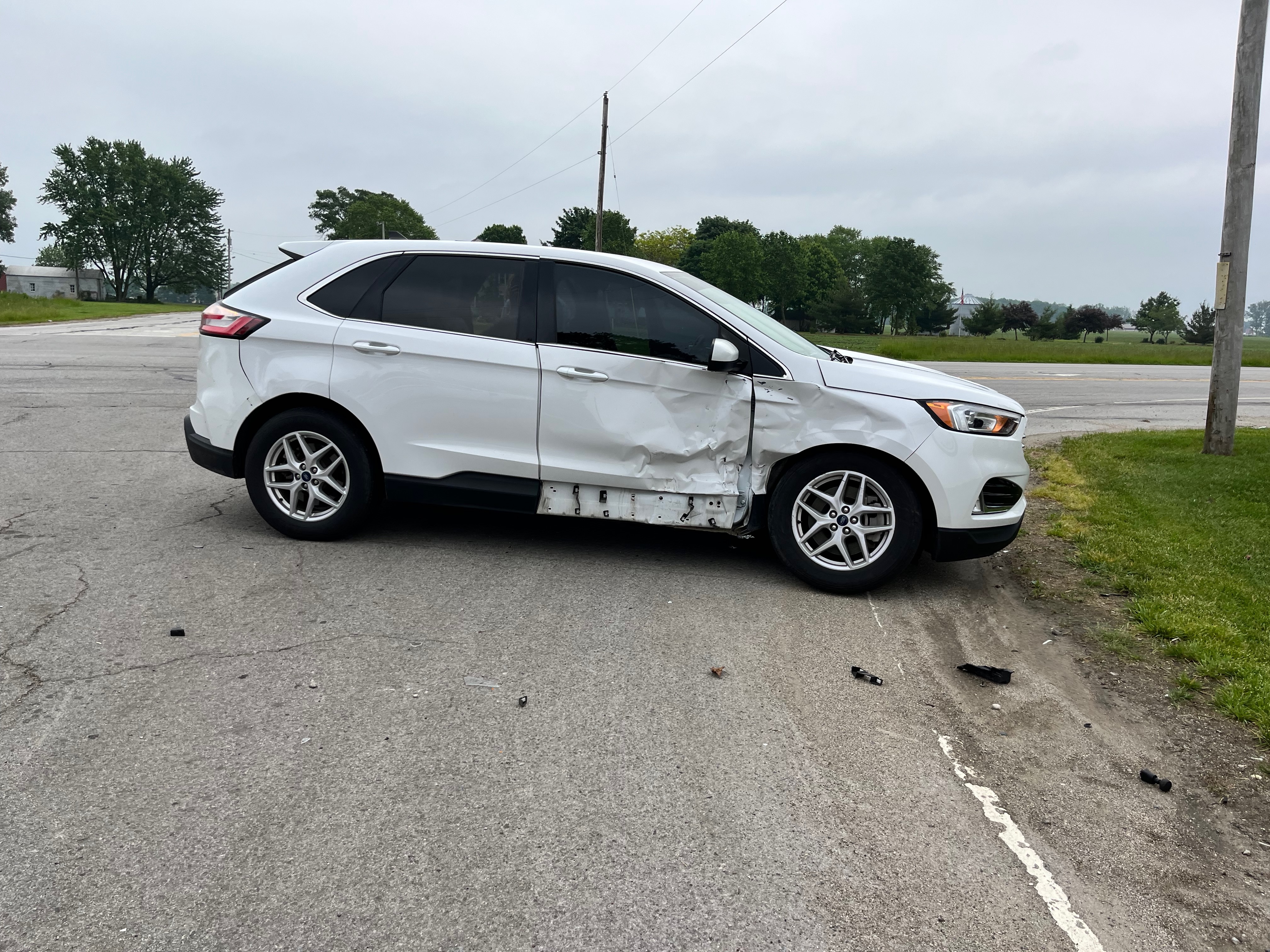 The other car after the accident